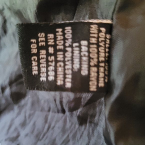 New Look Faux Leather Moto Jacket Black Full Zip Pockets Short Stylish Sz M EU - Picture 11 of 11